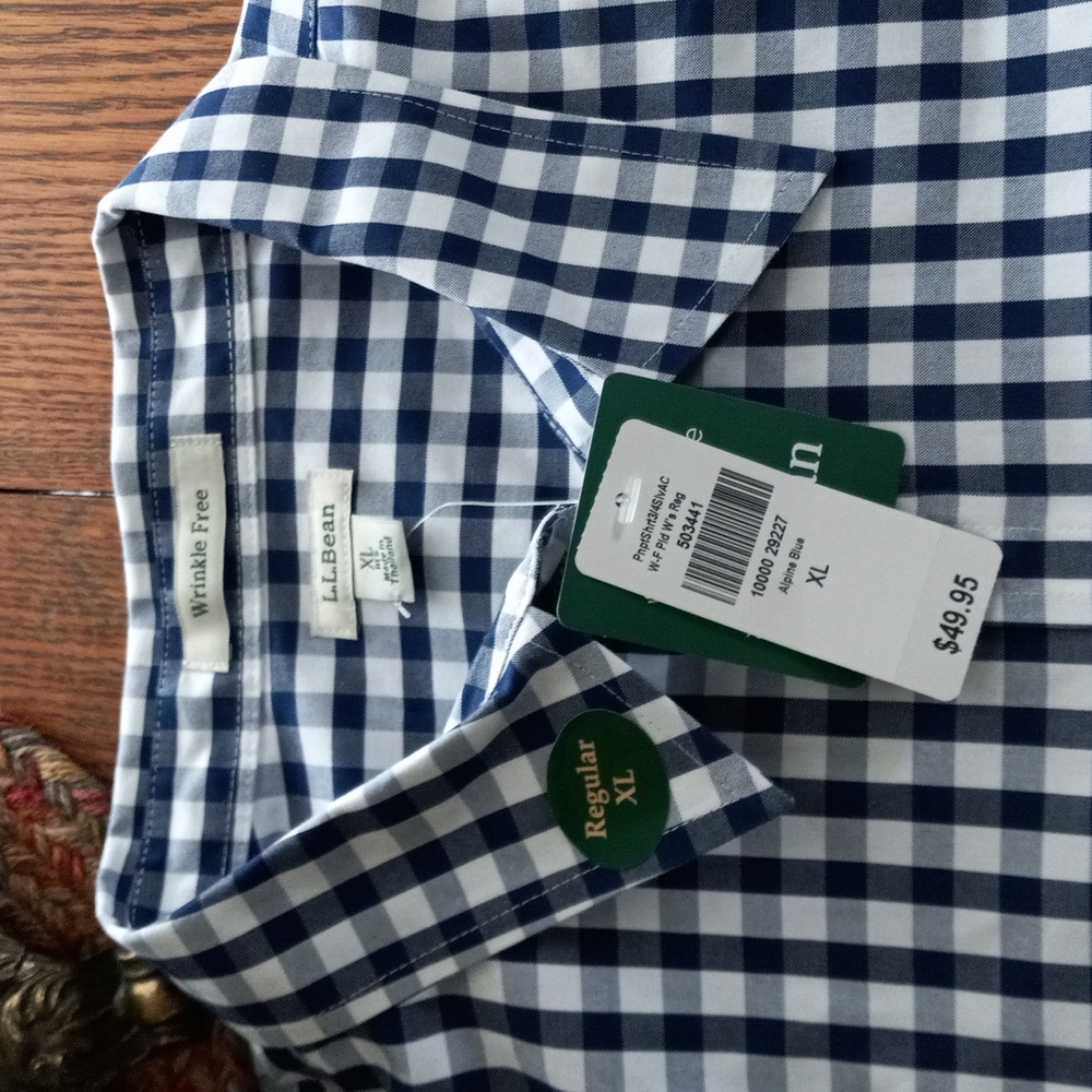 L L BEAN Women's 3/4 Sleeve Button Down